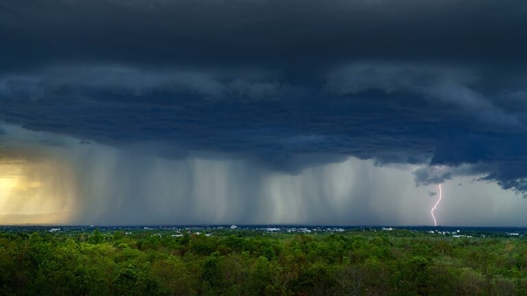 stormy sky in distance