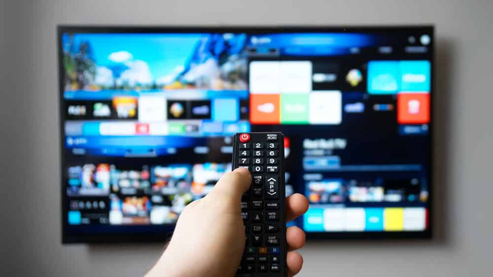 Smart TV with a remote